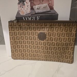 Fendi Zucca Monogram Clutch